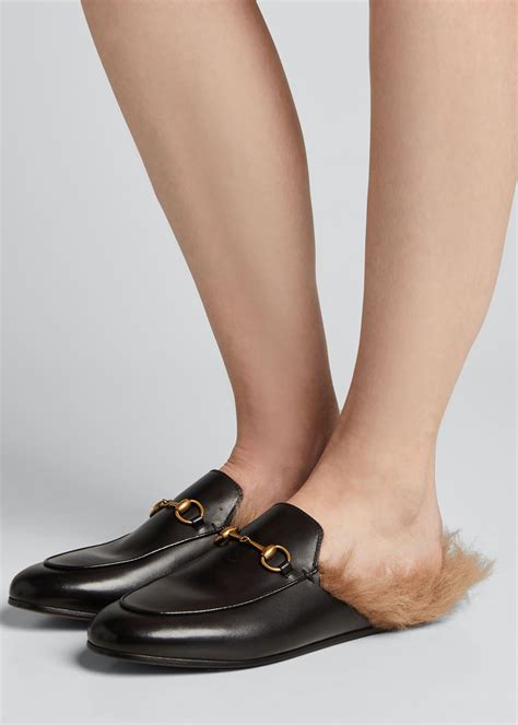 gucci princetown fur loafers replica|gucci loafer mule.